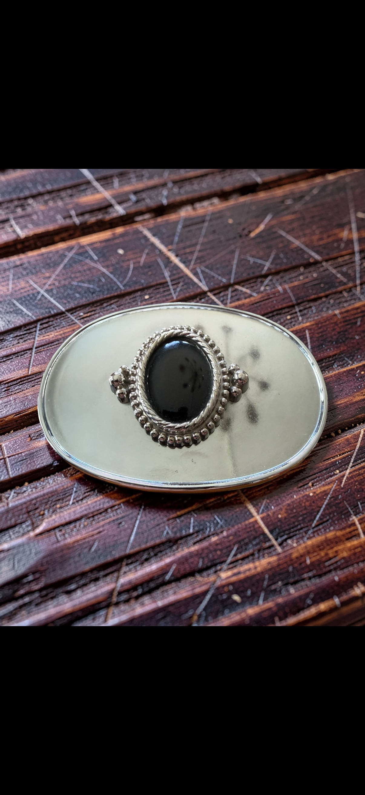 Wyoming jade belt buckle.