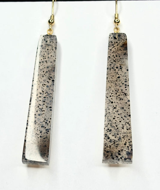 Montana Agate dangle earrings